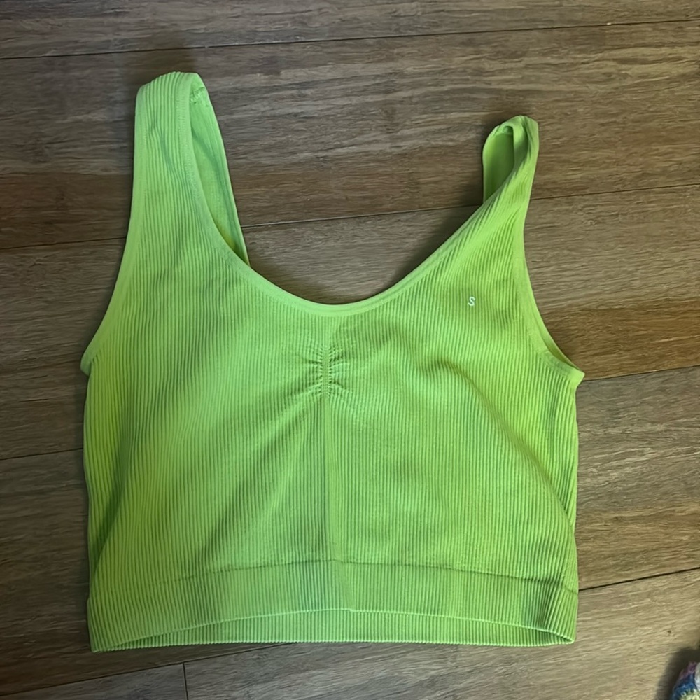 pacsun lime green top